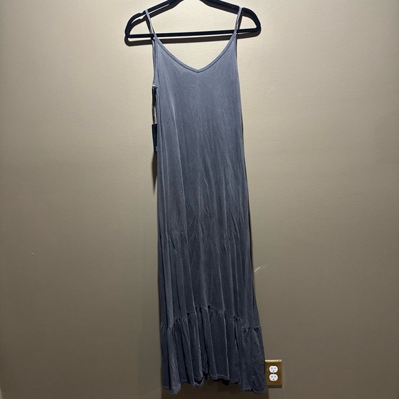 NWT Lauren Moshi Janis Joplin sequin Ruffled Hem Sleeveless Maxi Slip Dress - Picture 8 of 8